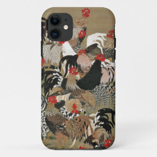 Capa Para iPhone Da Case-Mate 20. 群鶏図, rebanho dos galos, Jakuchū do 若