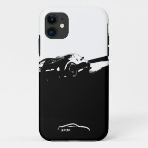 Capa Para iPhone Da Case-Mate 350Z Rolling Shot com o logotipo BrushAVE branco