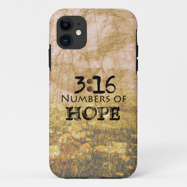 Capa Para iPhone Da Case-Mate 3:16 de John, palavras da esperança (Verso)