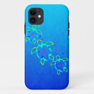 Capa Para iPhone Da Case-Mate 3 tartarugas tingidas laço de Honu
