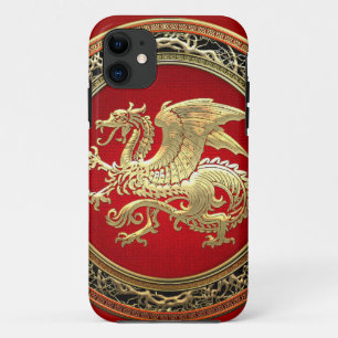 Capa Para iPhone Da Case-Mate [600] Dragão islandês, Landvæ ttir [Dourado]
