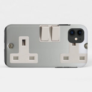 Capa Para iPhone Da Case-Mate A C.A. BS 1363 do Reino Unido obstrui o soquete [o