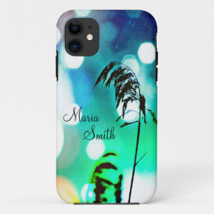 Capa Para iPhone Da Case-Mate A caixa azul da faísca iPhone5 do drama da grama