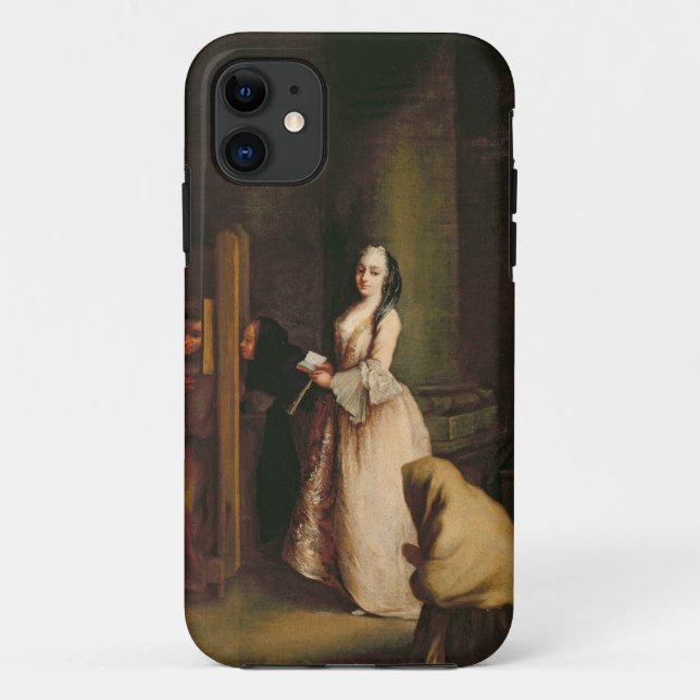 Capa Para iPhone Da Case-Mate A confissão, c.1755 (óleo em canvas) (Verso)