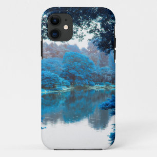 Capa Para iPhone Da Case-Mate A cor azul efetuou a natureza legal, original,