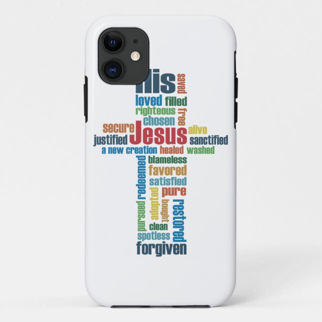 Capa Para iPhone Da Case-Mate A cruz de Jesus (Verso)