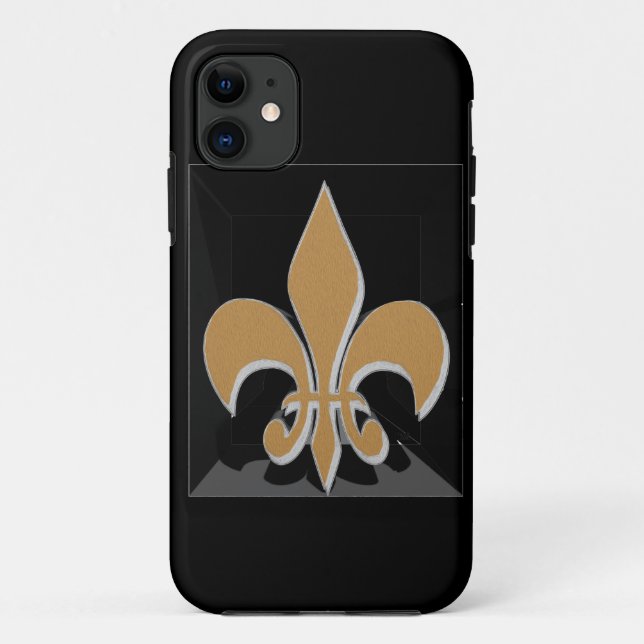 Capa Para iPhone Da Case-Mate A flor de lis personaliza-o (Verso)