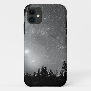 Capa Para iPhone Da Case-Mate A floresta mostra em silhueta a astronomia da