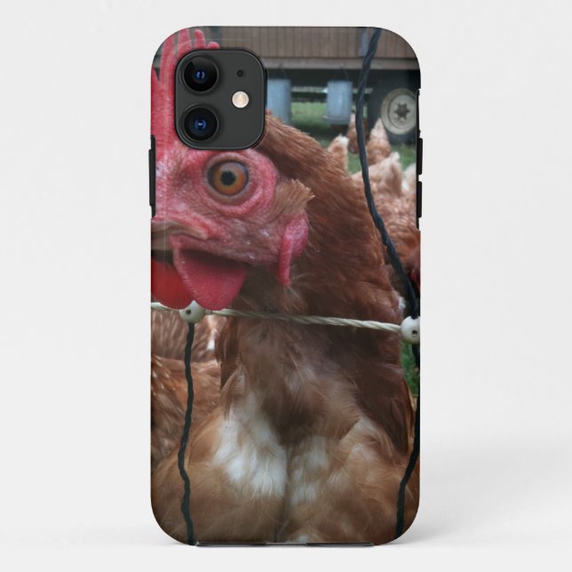 Capa Para iPhone Da Case-Mate A galinha está olhando-o (Verso)