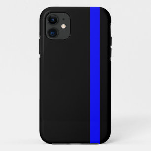 Capa Para iPhone Da Case-Mate A Linha Azul Fino Simbólica - Preto Vertical