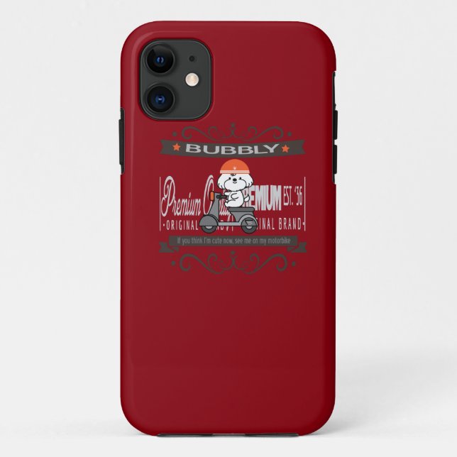 Capa Para iPhone Da Case-Mate A moto de Bubble (Verso)