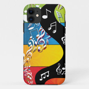 Capa Para iPhone Da Case-Mate A nota musical roda na cor
