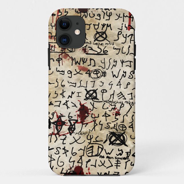 Capa Para iPhone Da Case-Mate A página faltante - Necronomicon (Verso)