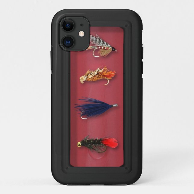 Capa Para iPhone Da Case-Mate A pesca com mosca voa (Verso)