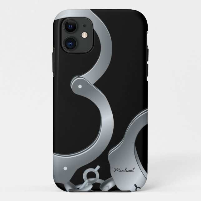 Capa Para iPhone Da Case-Mate A polícia algema o caso do iPhone 5 (Verso)