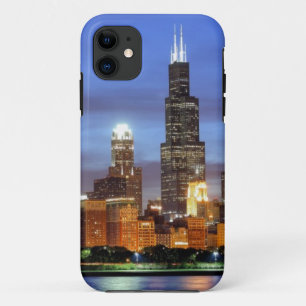 Capa Para iPhone Da Case-Mate A skyline de Chicago do planetário de Adler