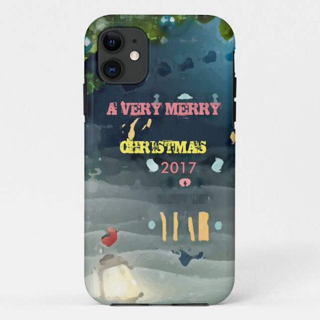 Capa Para iPhone Da Case-Mate A very Merry Cristmas _017 (Verso)