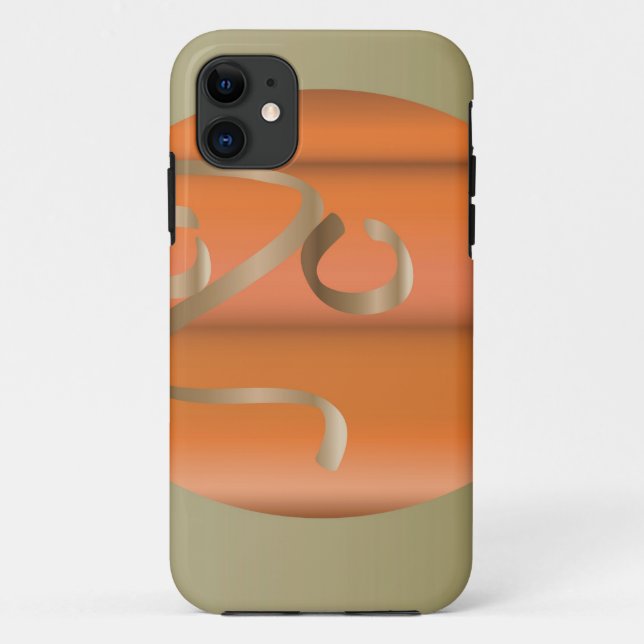 Capa Para iPhone Da Case-Mate abóbora (Verso)