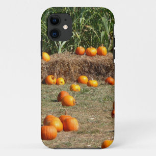 Capa Para iPhone Da Case-Mate Abóboras, Milho e Feno Fotografia da Colheita de O