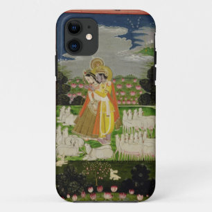 Capa Para iPhone Da Case-Mate Abraço de Radha e de Krishna em um landscap