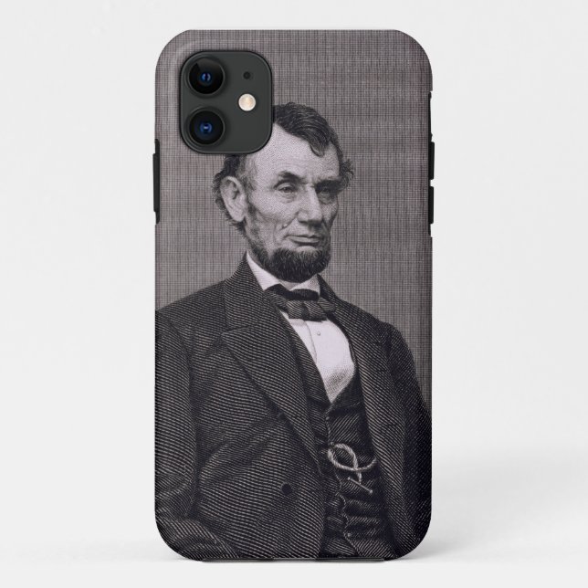 Capa Para iPhone Da Case-Mate Abraham Lincoln, gravado de uma fotografia vai (Verso)