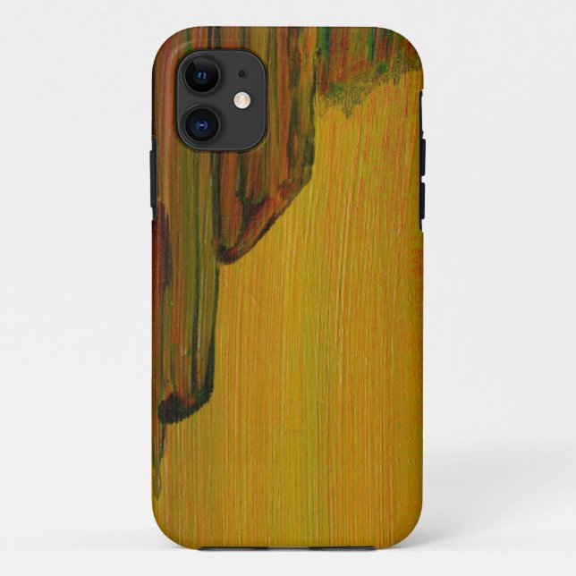 Capa Para iPhone Da Case-Mate Abstrato Amarelo - Pier (Verso)
