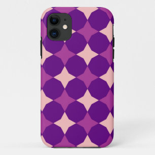 Capa Para iPhone Da Case-Mate Abstrato de círculos cor-de-rosa, roxa