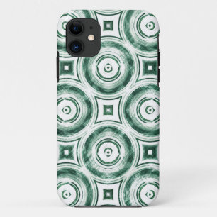Capa Para iPhone Da Case-Mate Abstrato de Círculos Verdes Vintage