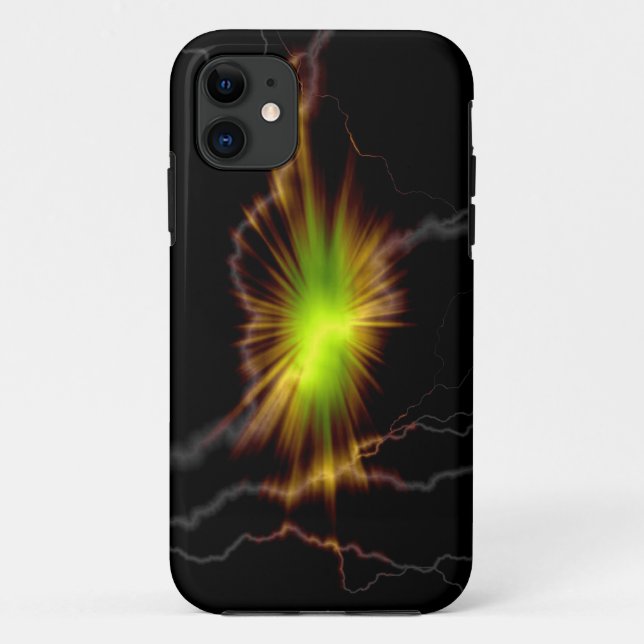 Capa Para iPhone Da Case-Mate Abstrato de relâmpago (Verso)