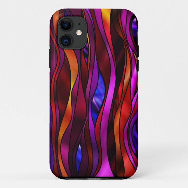 Capa Para iPhone Da Case-Mate Abstrato de vidro retido (Verso)