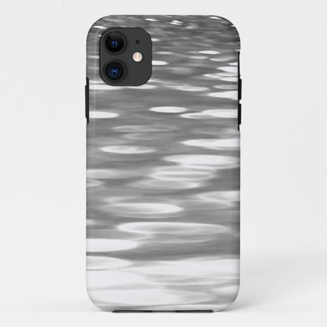 Capa Para iPhone Da Case-Mate Abstrato nº 3: Agulhador de cinza prateada (Verso)
