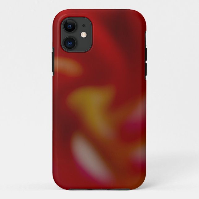 Capa Para iPhone Da Case-Mate Abstrato Vermelho Blur (Verso)