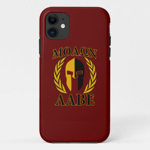 Capa Para iPhone Da Case-Mate Acento espartano de Borgonha dos louros do