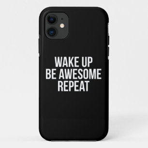 Capa Para iPhone Da Case-Mate Acordar Para Cima, Seja Incrível, Repita - Inspira