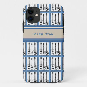 Capa Para iPhone Da Case-Mate adicionar nome guitars padrão de música