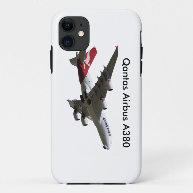 Capa Para iPhone Da Case-Mate Aeronaves Qantas Airbus A380 (Verso)