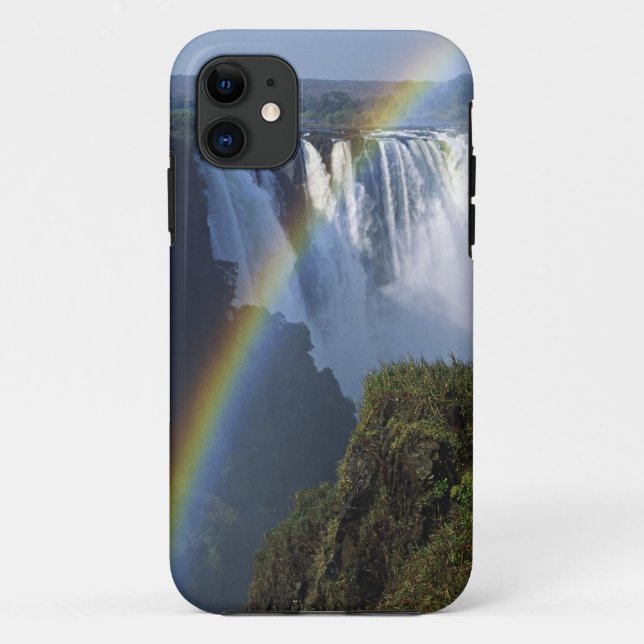 Capa Para iPhone Da Case-Mate África, Zimbábue, Cataratas Vitória (Verso)
