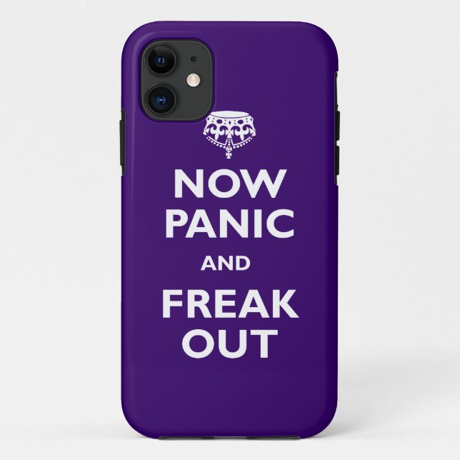 Capa Para iPhone Da Case-Mate Agora pânico e arrepiante para fora (Verso)