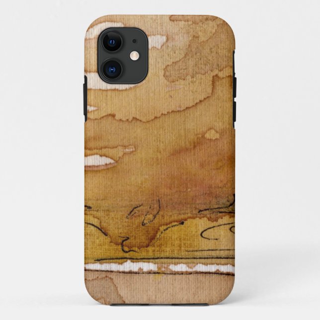 Capa Para iPhone Da Case-Mate Aguarela artística do fundo (Verso)