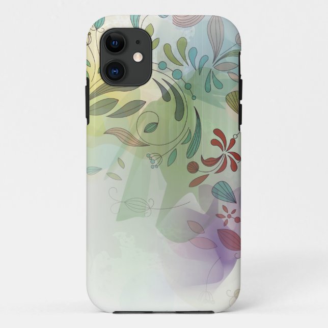 Capa Para iPhone Da Case-Mate aguarela iPhone5 abstrata floral (Verso)