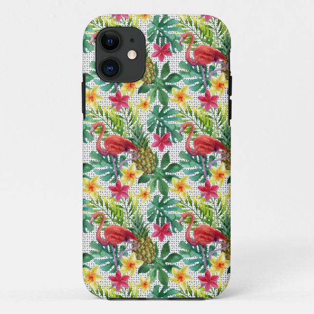 Capa Para iPhone Da Case-Mate Aguarela tropical (Verso)