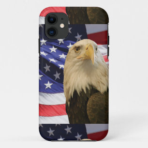 Capa Para iPhone Da Case-Mate Águia e Bandeira Americanas