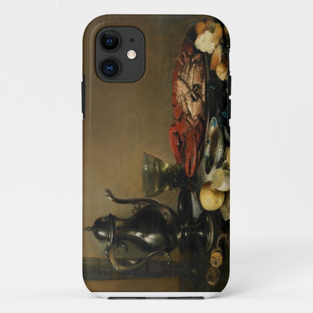 Capa Para iPhone Da Case-Mate Ainda vida, 1643 (óleo no painel) (Verso)