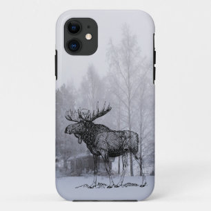 Capa Para iPhone Da Case-Mate Alces do inverno