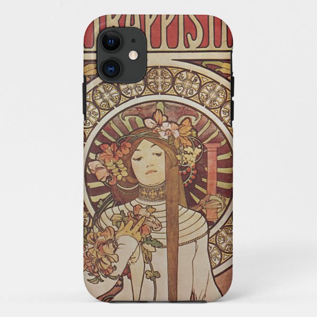 Capa Para iPhone Da Case-Mate Alfonse Mucha Trappistine Nouveau (Verso)