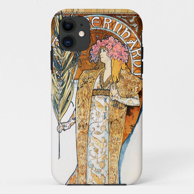 Capa Para iPhone Da Case-Mate Alphonse Mucha Gismonda (Verso)