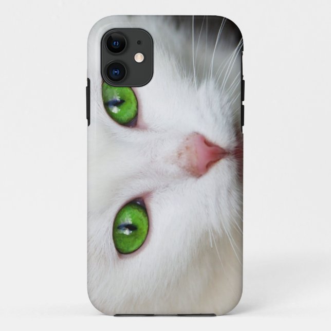 Capa Para iPhone Da Case-Mate Amante dos animais branco bonito do gatinho do (Verso)