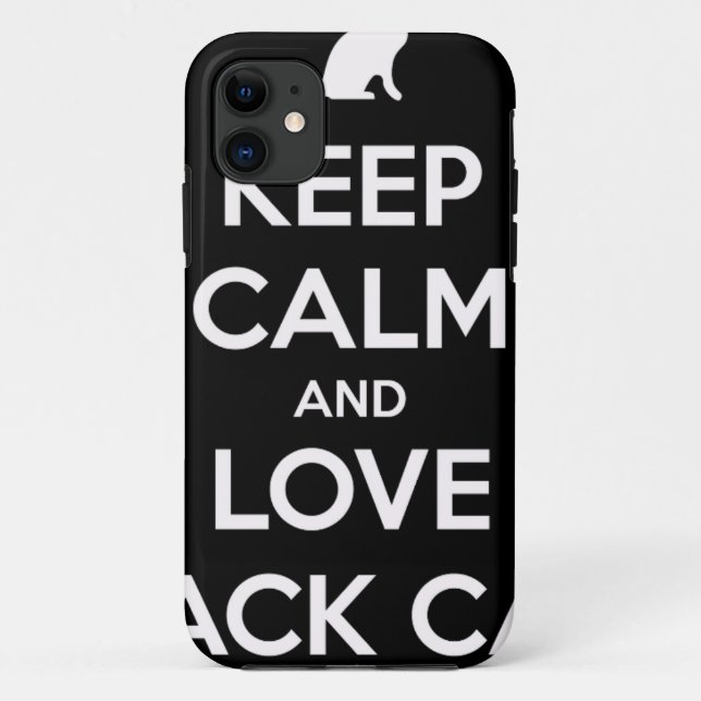 Capa Para iPhone Da Case-Mate Amar Gatos Negros (Verso)