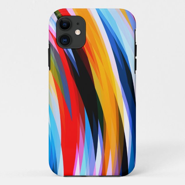 Capa Para iPhone Da Case-Mate Amarelo azul vermelho preto (Verso)