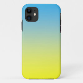 Capa Para iPhone Da Case-Mate Amarelo e Azul Dois Tom